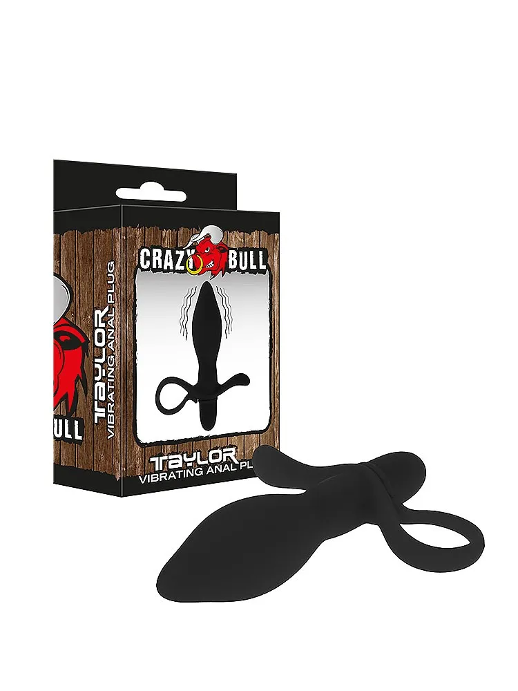 Crazy Bull Taylor: Vibro-Plug, schwarz Crazy Bull Taylor: Vibro-Plug, schwarz