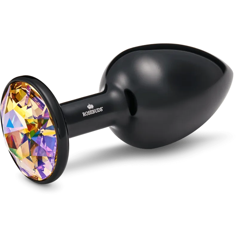 Rosebuds™ - Medium Alu Schwarz Kristall Rosebuds™ - Medium Alu Schwarz Kristall