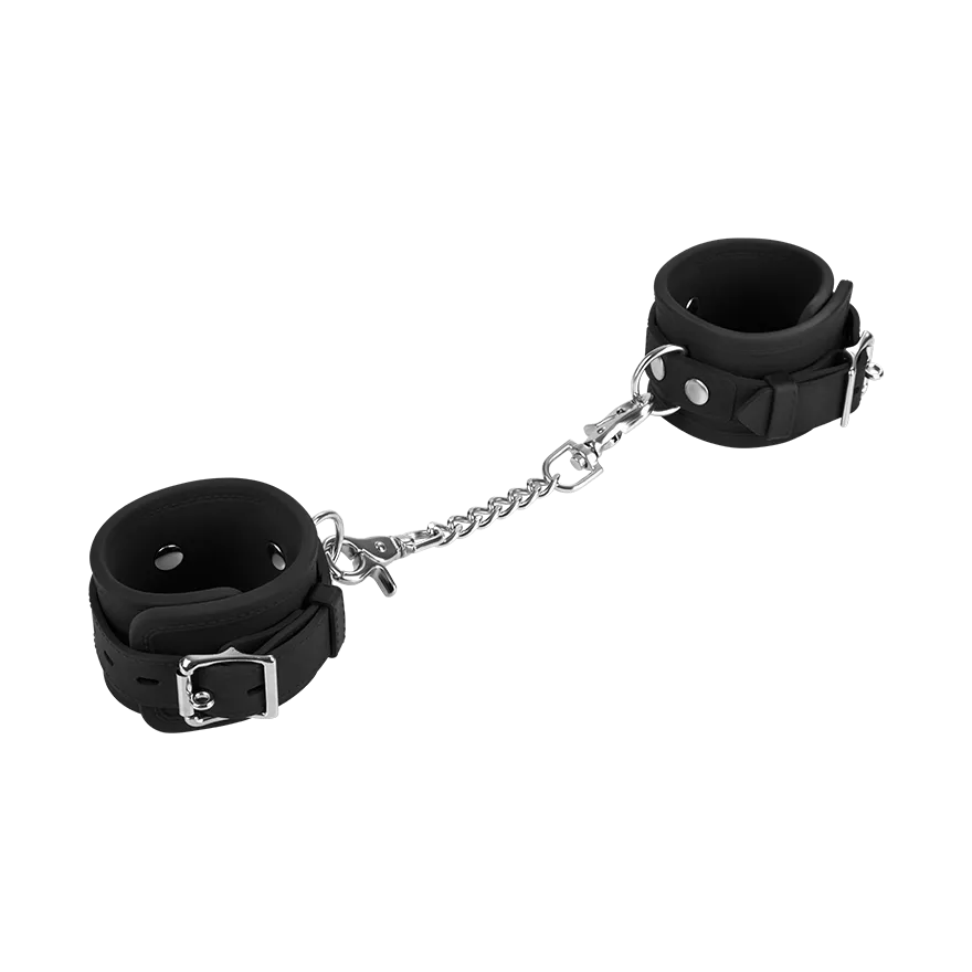 Breite Fesseln mit Verbindungskette Breite Fesseln mit Verbindungskette