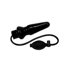 Pump-Analplug mit Ballpumpe (19cm), schwarz Pump-Analplug mit Ballpumpe (19cm), schwarz