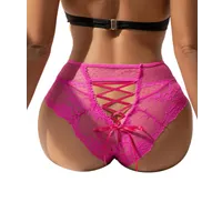 Christine - Luxus-Slip mit Spitze - Rosa Christine - Luxus-Slip mit Spitze - Rosa