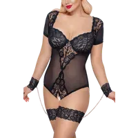 Spitzenbody mit Fesseln Plus Size Spitzenbody mit Fesseln Plus Size
