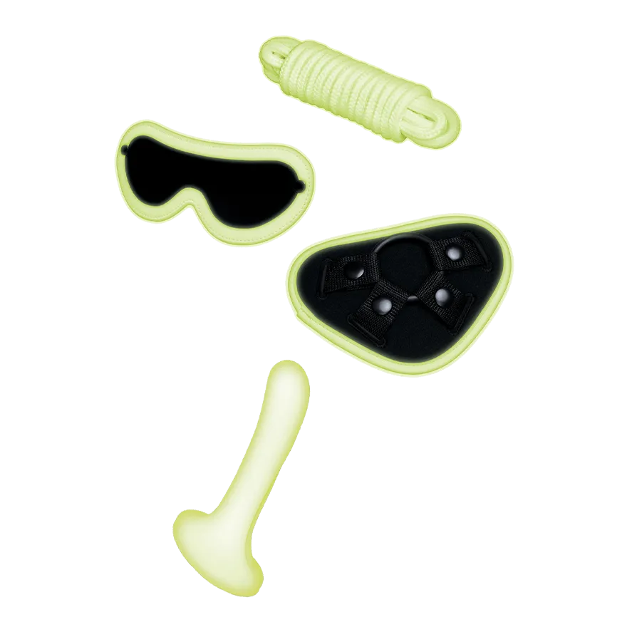 Glow in the Dark - Strap-On Set, 4-teilig Glow in the Dark - Strap-On Set, 4-teilig