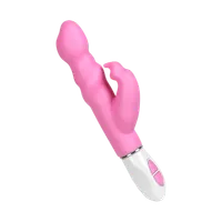 Rabbitvibrator aus Silikon, 22,5 cm Rabbitvibrator aus Silikon, 22,5 cm