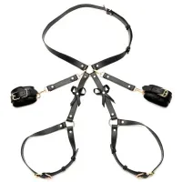 Strict - Bondage Harness mit Schleifen M/L - Schwarz Strict - Bondage Harness mit Schleifen M/L - Schwarz