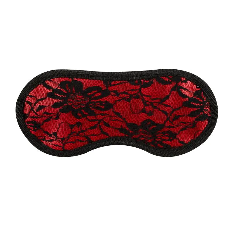 Bedroom Fantasies - Lace & Leather Look - 8-teiliges Bondage Set - Rot – Bild 4