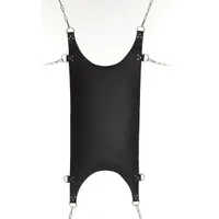 Leder Hängematte schwarz, 44x110cm Leder Hängematte schwarz, 44x110cm