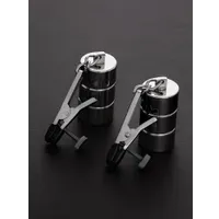 Triune Alligator Adjustable Nipple Clamps: Edelstahl-Nippelklemmen mit Gewichten Triune Alligator Adjustable Nipple Clamps: Edelstahl-Nippelklemmen mit Gewichten