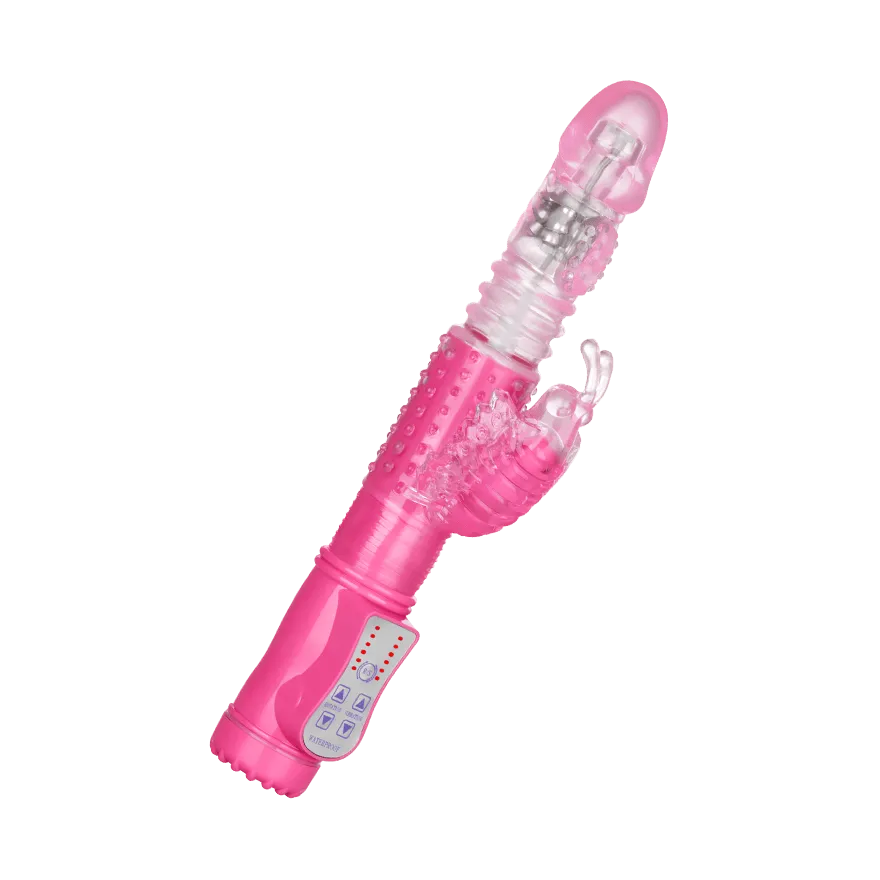 Stoßender Perlenvibrator wiederaufladbar, 25,5 cm Stoßender Perlenvibrator wiederaufladbar, 25,5 cm
