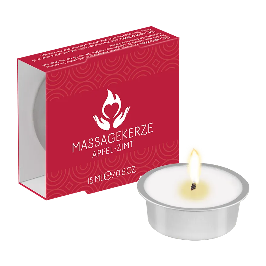 Massagekerze Apfel-Zimt, 15 ml Massagekerze Apfel-Zimt, 15 ml