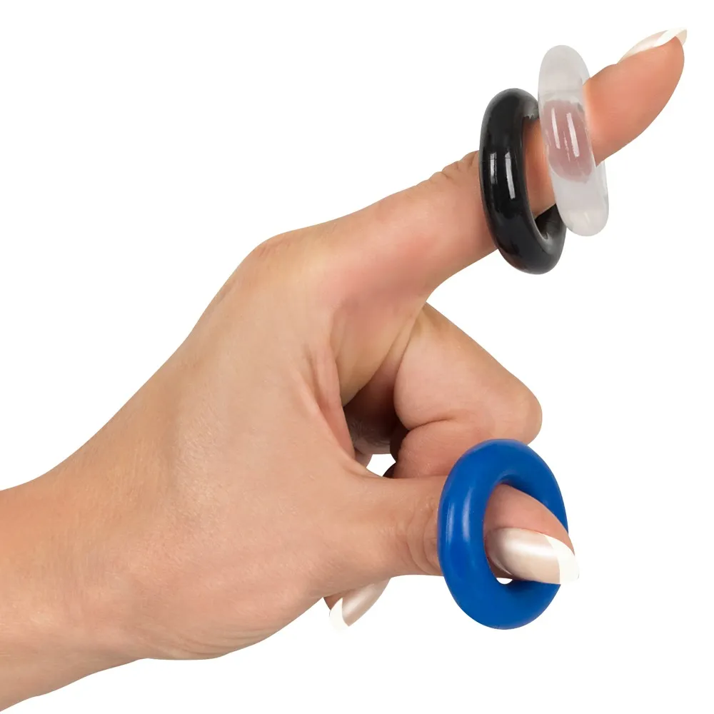 3-teiliges Penisring-Set, in Kombination tragbar – Bild 4