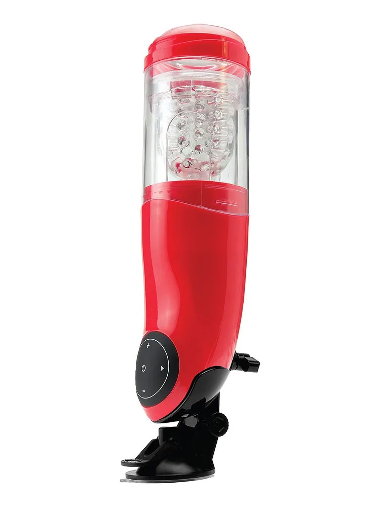 Mega-Bator Mouth: Masturbator, rot/transparent Mega-Bator Mouth: Masturbator, rot/transparent