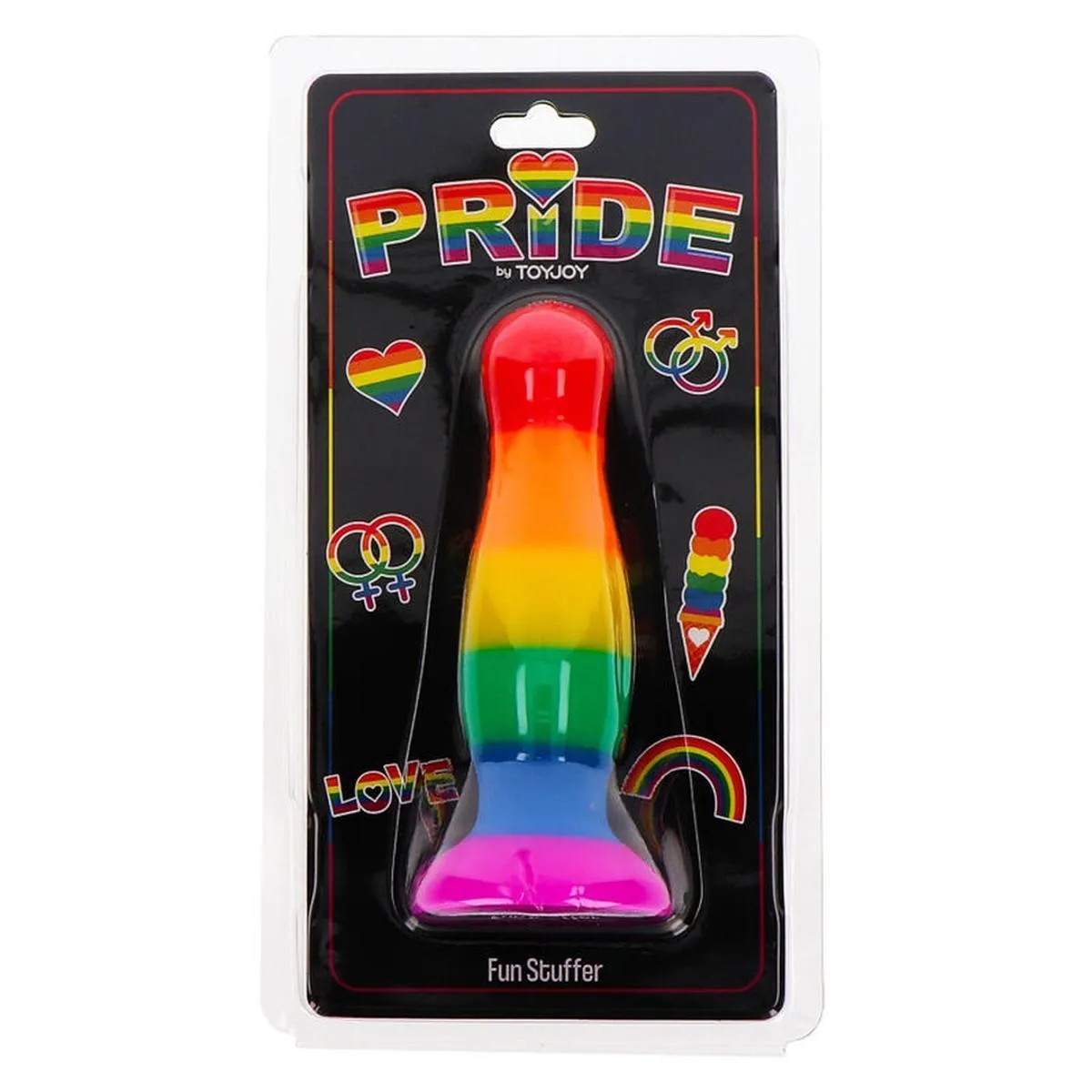 Analplug “Happy Stuffer” im LGBT Flaggen Design – Bild 4