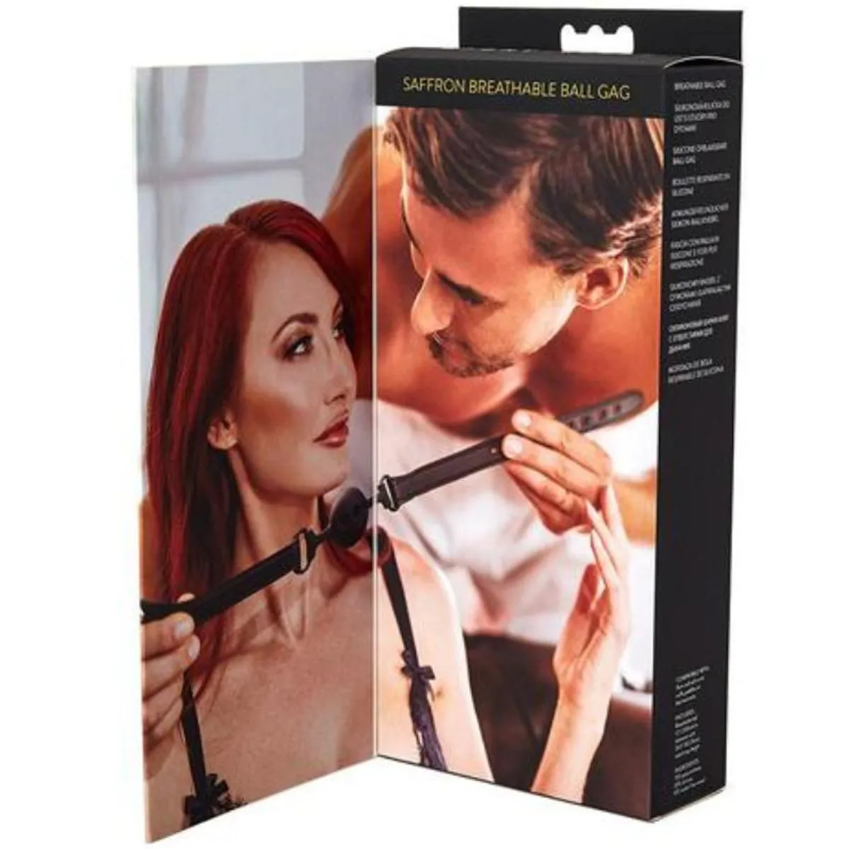 Atmungsaktiver Mundknebel "Saffron Breathable Ball Gag" – Bild 5