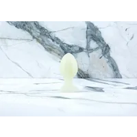 Kristall Buttplug Eva - Weiße Jade Kristall Buttplug Eva - Weiße Jade