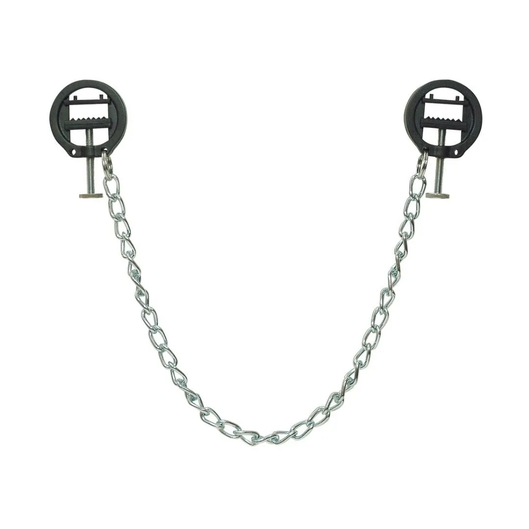 Nippel-Schraubzwingen mit Metallkette Nippel-Schraubzwingen mit Metallkette