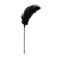 Federkitzler in schwarz Federkitzler in schwarz