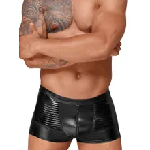 Noir Handmade: Wetlook-Zippant H054, schwarz (L) Noir Handmade: Wetlook-Zippant H054, schwarz (L)