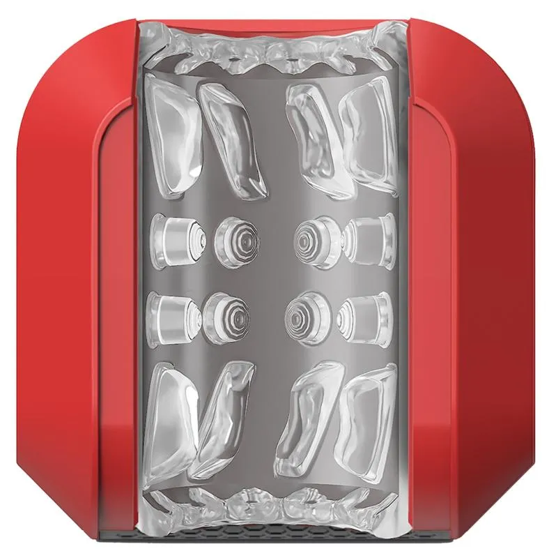 Blush Novelties - SlamBox Masturbator - Rot & Schwarz – Bild 3