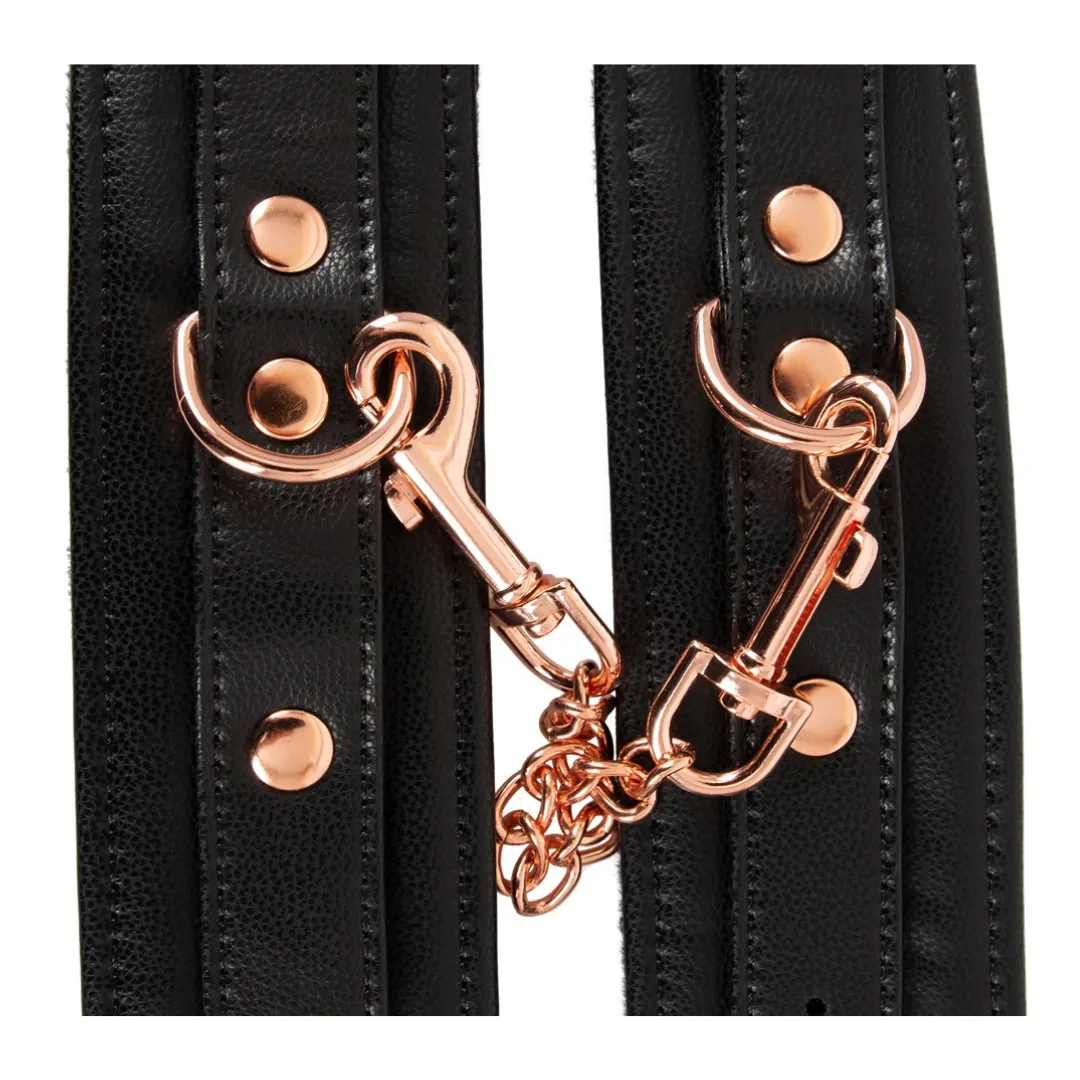 Handfessel in edler stylischer Leder-Optik – Bild 5
