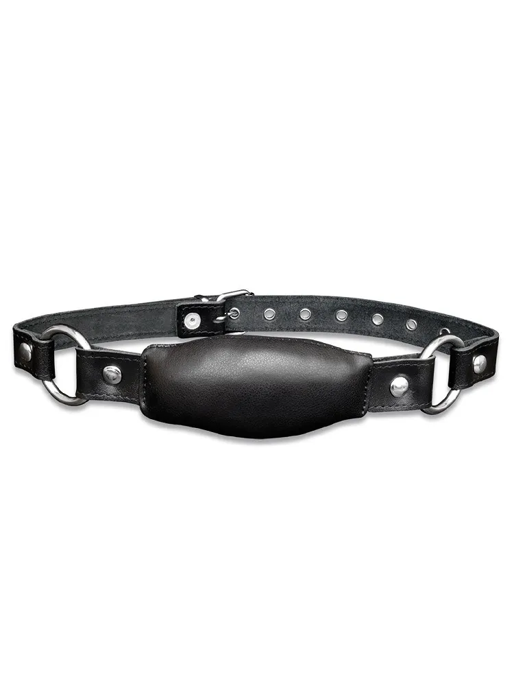 Xx-DreamsToys: Leder-Knebel, schwarz Xx-DreamsToys: Leder-Knebel, schwarz