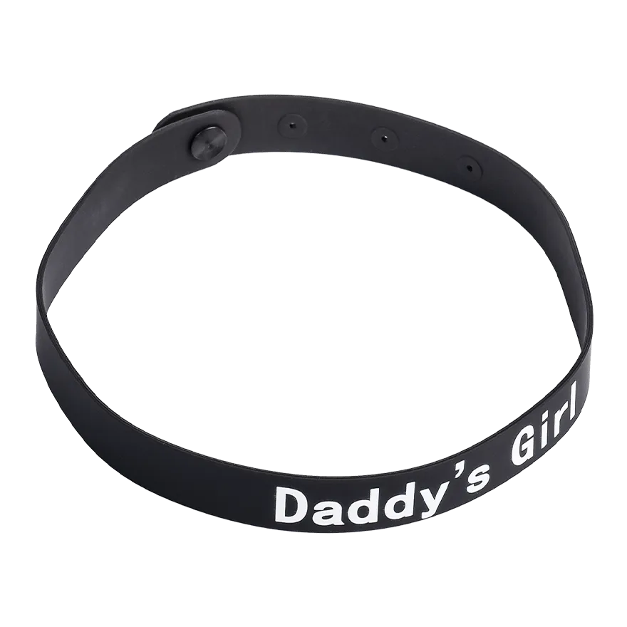 Halsband mit Aufschrift DADDYS GIRL Halsband mit Aufschrift DADDYS GIRL