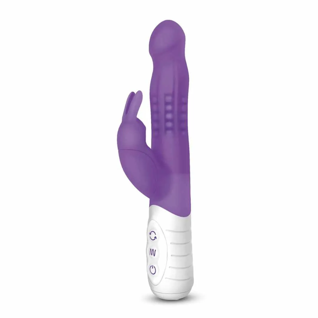 Rabbitvibrator „Slim shaft with rotating beads“ – Bild 5