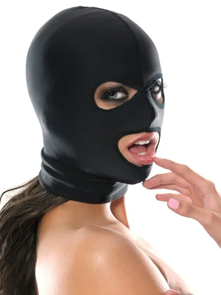 Fetish Fantasy: Kopfmaske mit 3 Öffnungen Fetish Fantasy: Kopfmaske mit 3 Öffnungen