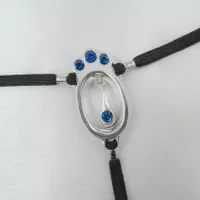 Sylvie Monthulé - Klitorisschmuck Blauer Kristall Perle Sylvie Monthulé - Klitorisschmuck Blauer Kristall Perle