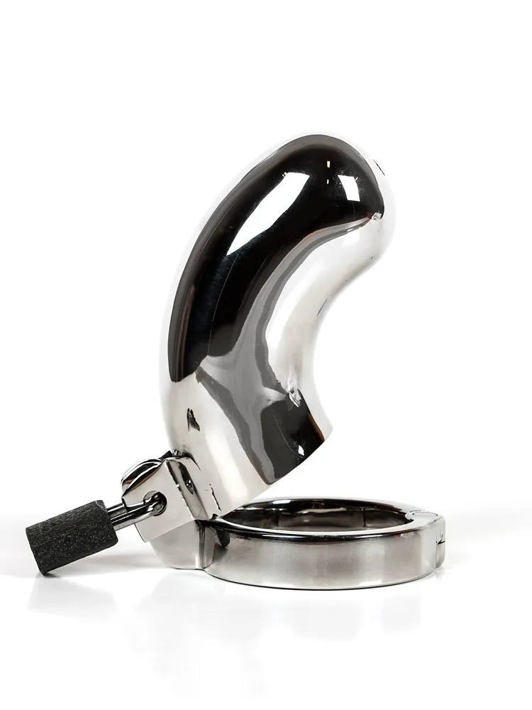 Male Chastity Device Piss Tube: Edelstahl Peniskäfig Male Chastity Device Piss Tube: Edelstahl Peniskäfig