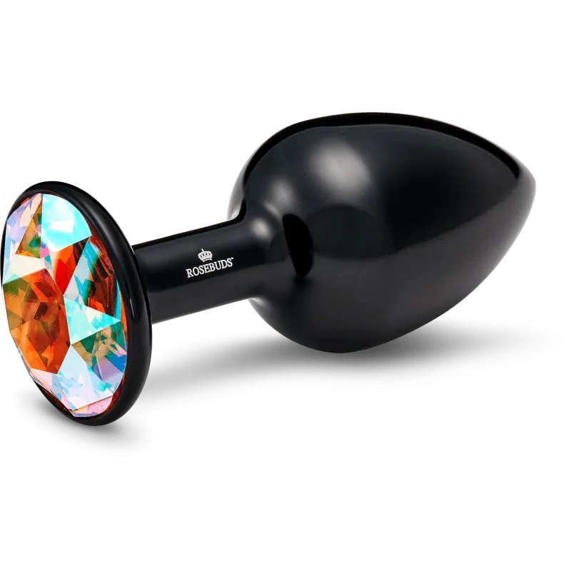 Rosebuds™ - Medium Alu Schwarz Kristall Rosebuds™ - Medium Alu Schwarz Kristall