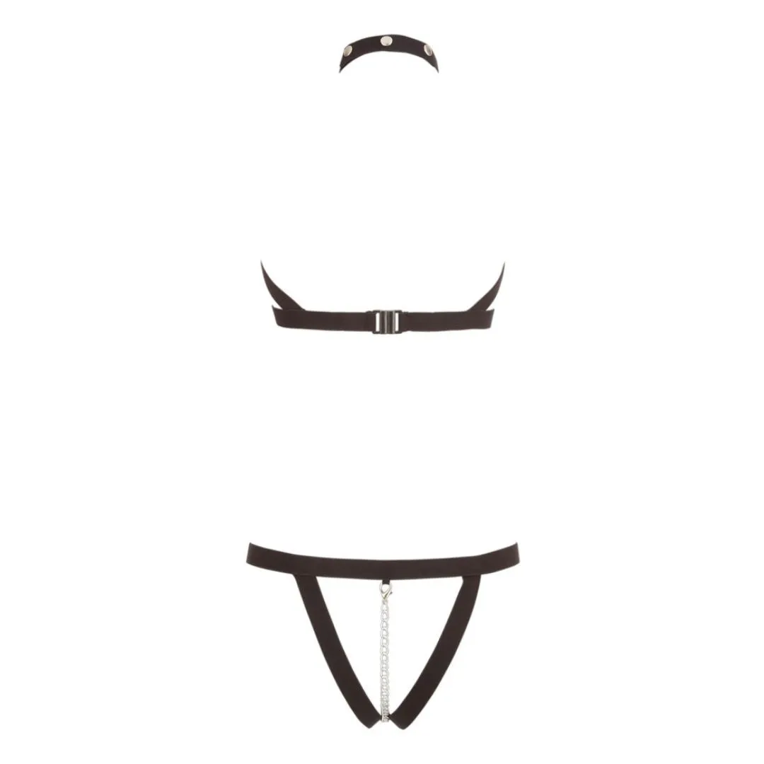 Harness mit Strass und Schrittkette – Bild 4