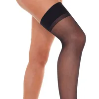 Strapsstrümpfe, schwarz (One Size) Strapsstrümpfe, schwarz (One Size)