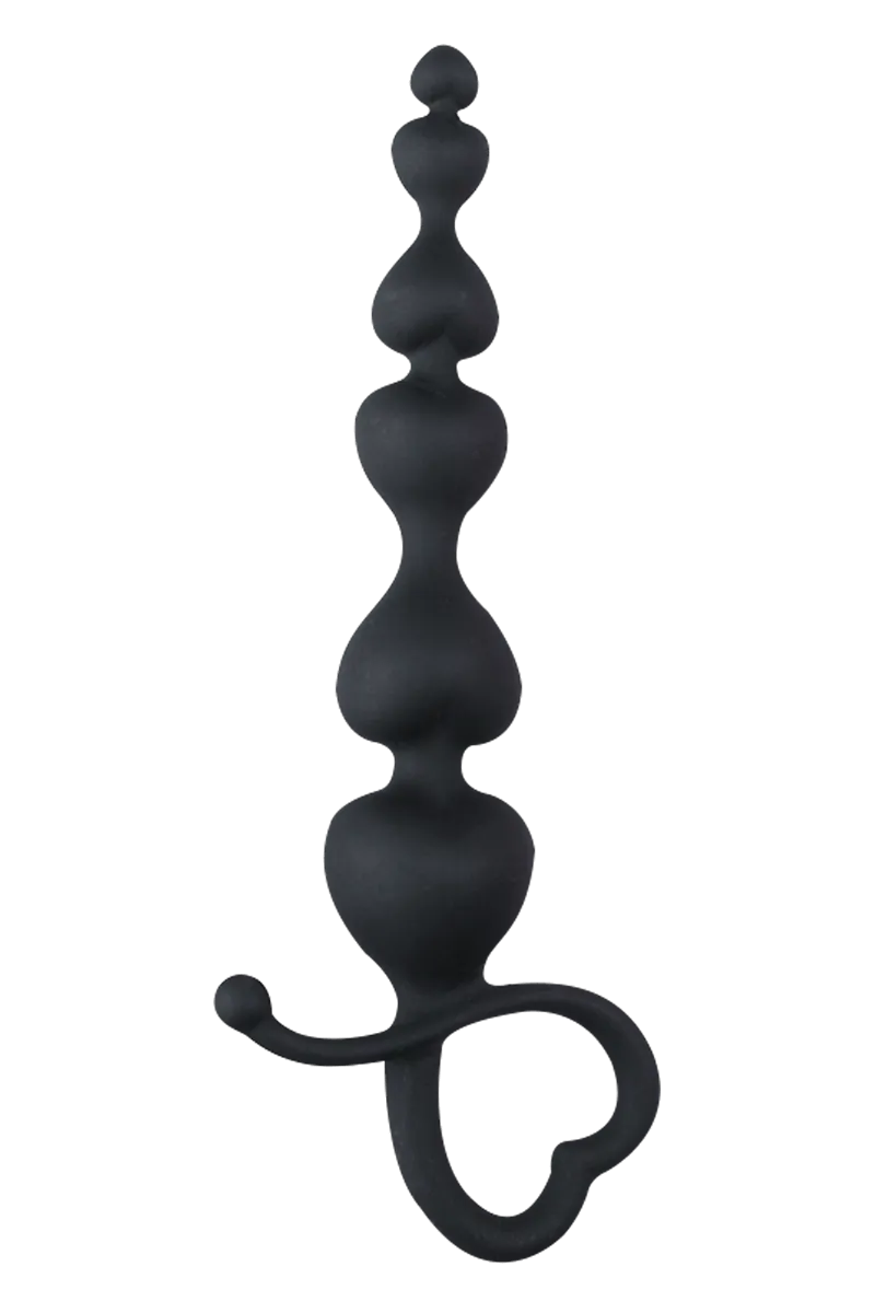 Kugel-Analkette in Herzform mit Griff - 18,5cm Kugel-Analkette in Herzform mit Griff - 18,5cm