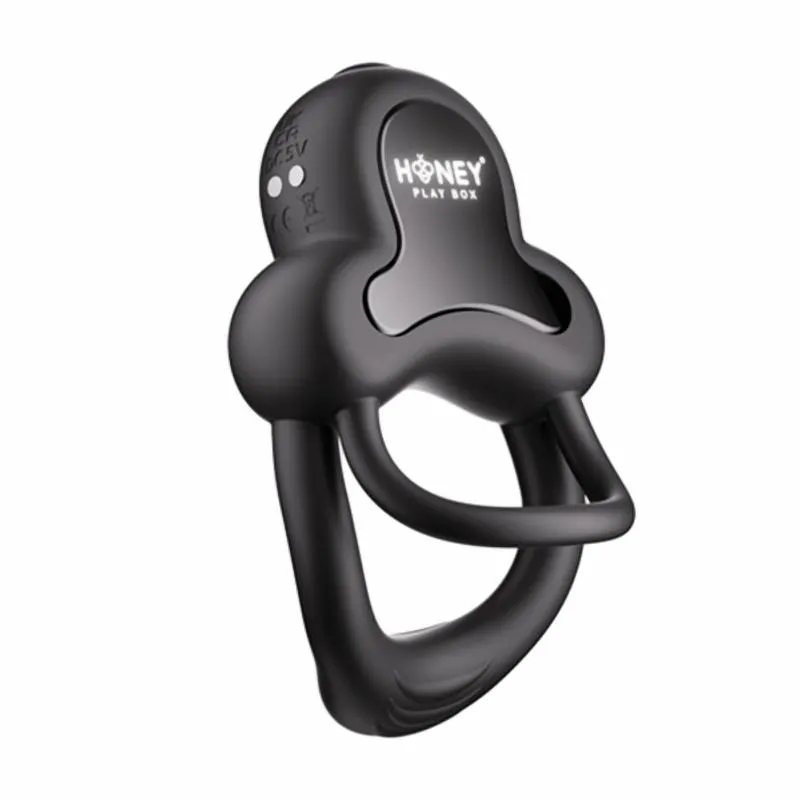 HoneyPlayBox - Anello-App-gesteuerter Vibrations-Doppel-Cockring & Klitoris HoneyPlayBox - Anello-App-gesteuerter Vibrations-Doppel-Cockring & Klitoris
