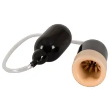 Masturbator „Blow Job Sensation“ mit Pumpball und Noppen Masturbator „Blow Job Sensation“ mit Pumpball und Noppen