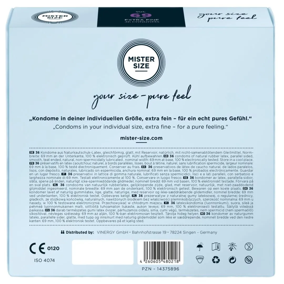 Kondome „69 mm“, transparent, hauchdünn, feucht – Bild 5