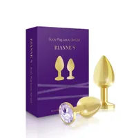 Rianne S Booty: Edelstahl-Plug-Set, gold Rianne S Booty: Edelstahl-Plug-Set, gold