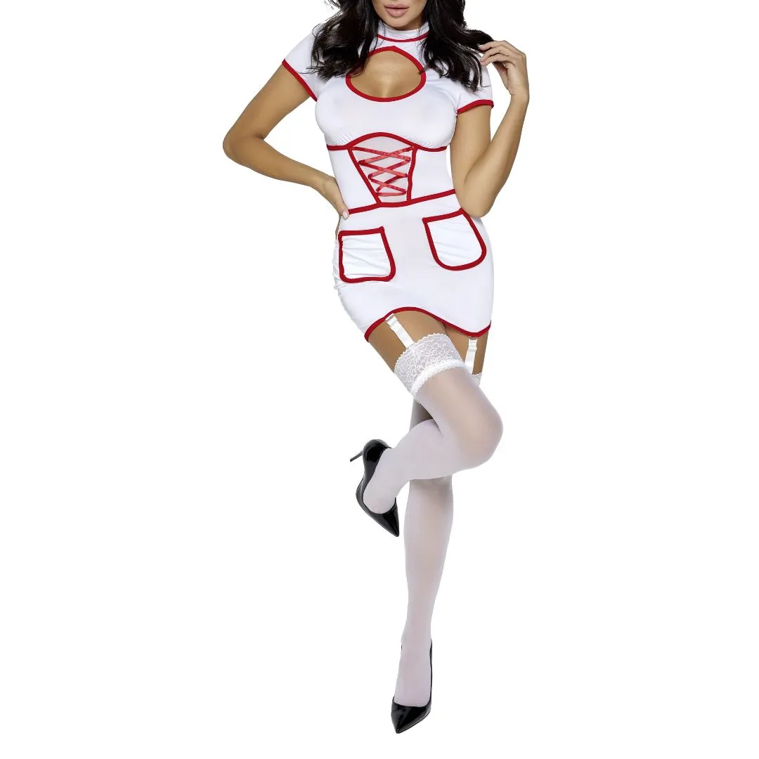 Strapskleid im Krankenschwester-Look – Bild 4