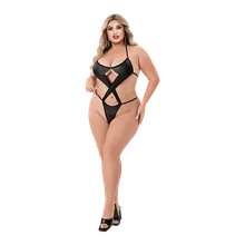 White Label - Criss Cross Wetlook Teddy White Label - Criss Cross Wetlook Teddy