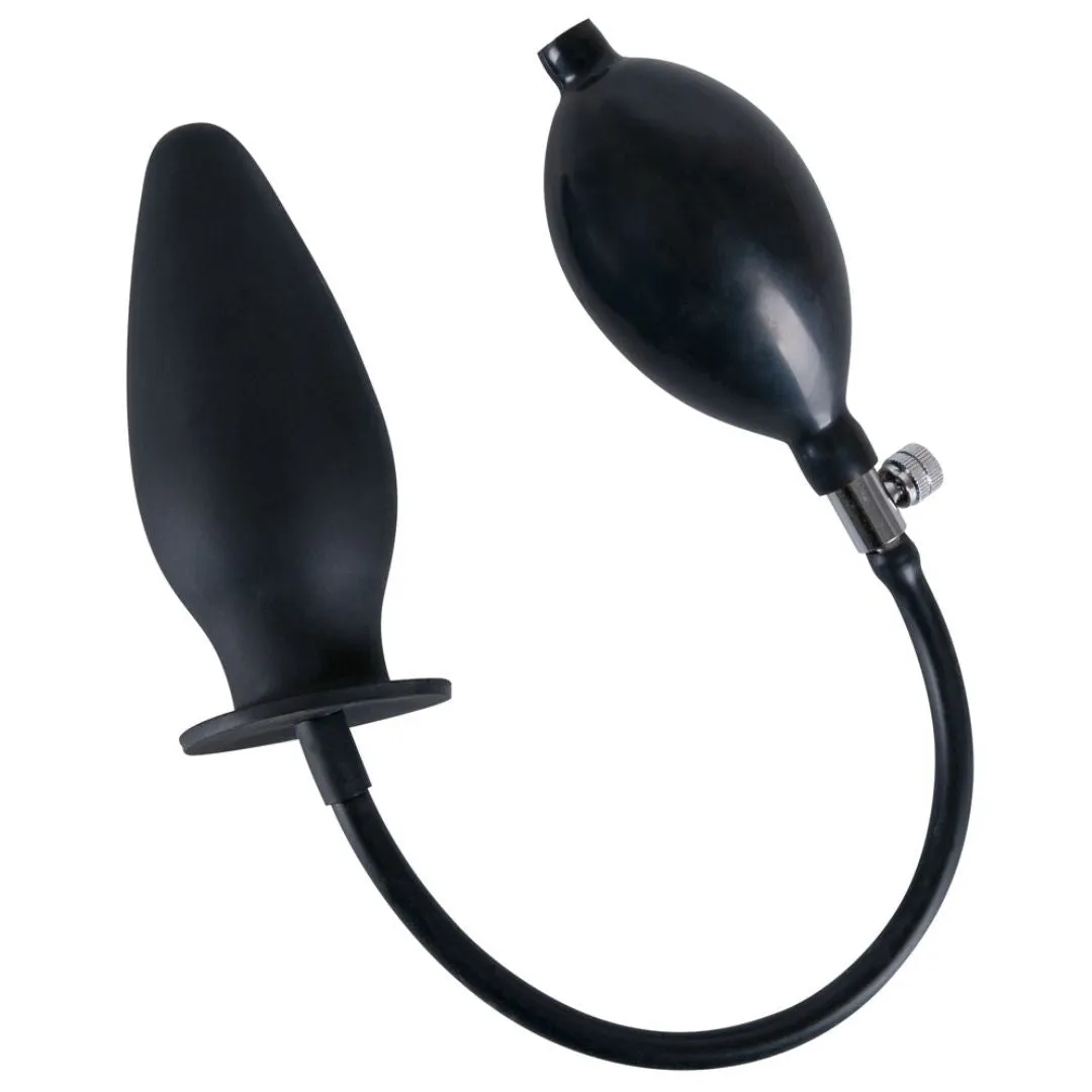 Analplug aus Silikon mit Pumpball Analplug aus Silikon mit Pumpball