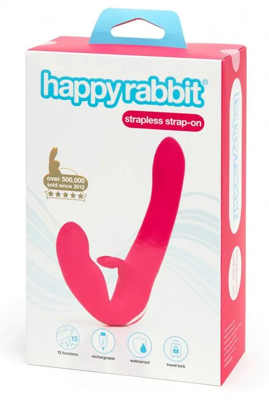 Happy Rabbit - Kabelloser Strap-on Vibrator – Bild 3
