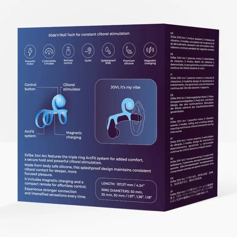 SVibe - Jovi Arc Paarring - Blau – Bild 5