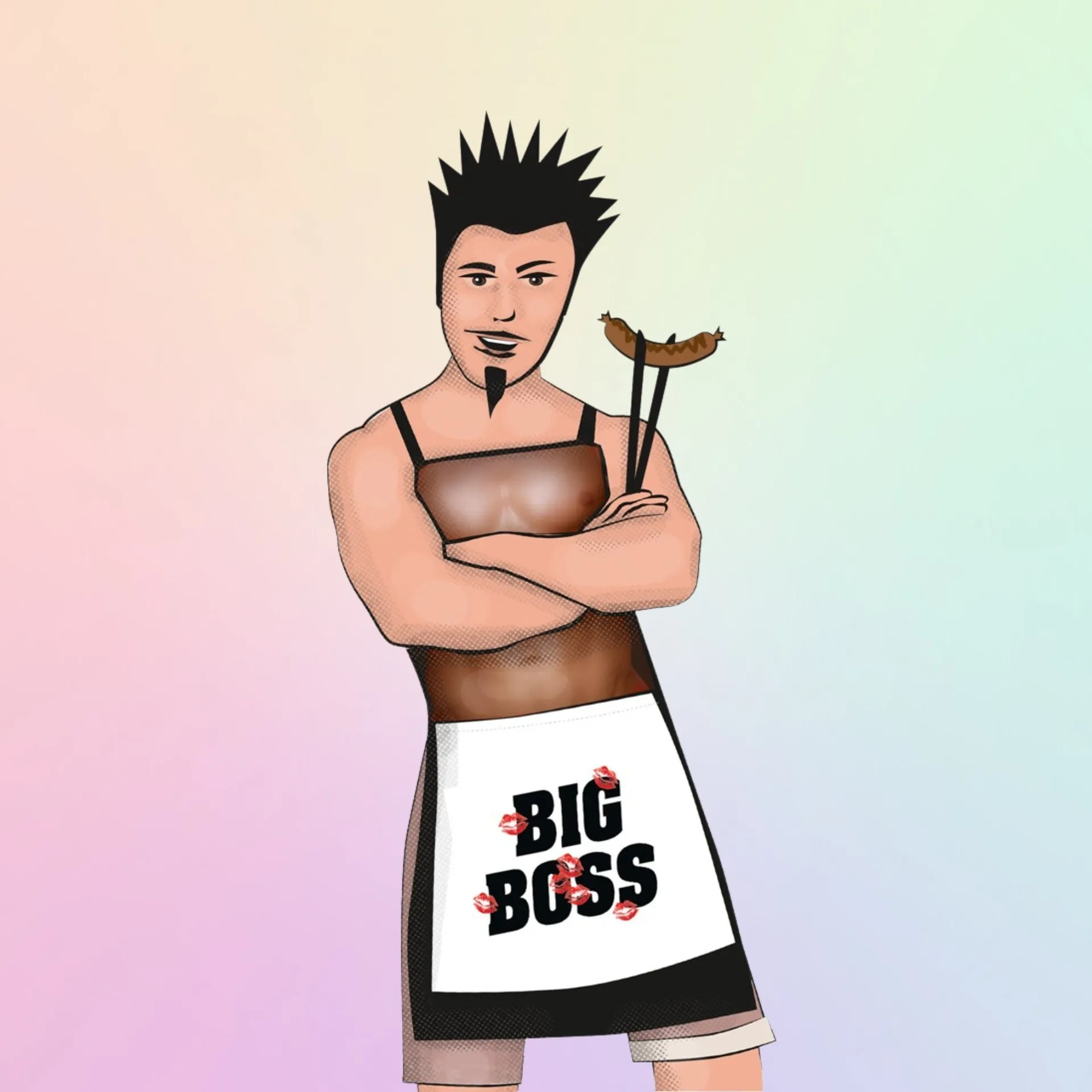 Lustige Kochschürze "Chefcock" – Bild 3