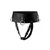 Strict Forced Orgasm Belt: Fesselgürtel mit Halterung für Vibrator und Analpl... Strict Forced Orgasm Belt: Fesselgürtel mit Halterung für Vibrator und Analpl...