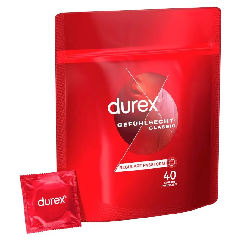 Durex Gefühlsecht Kondome - 40 Kondome Durex Gefühlsecht Kondome - 40 Kondome