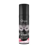 Orgie- Dual Vibe Liquid Vibrator Strawberry Gin & Tonic Orgie- Dual Vibe Liquid Vibrator Strawberry Gin & Tonic