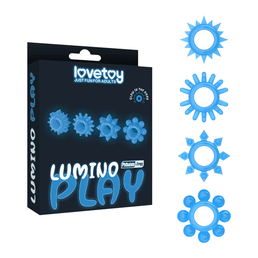 Lumino Play Cockring Set, 4 Stück Lumino Play Cockring Set, 4 Stück