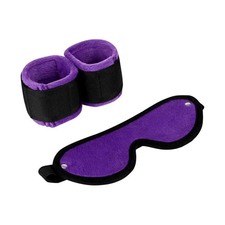 Soft Handcuffs with Mask, 2 Teile Soft Handcuffs with Mask, 2 Teile