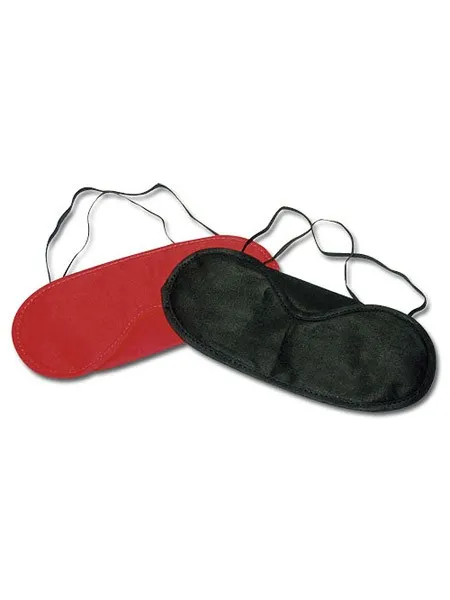 Augenmasken im 2er-Set, schwarz/rot Augenmasken im 2er-Set, schwarz/rot